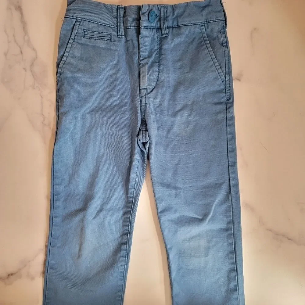 Boys 4t Gap bright blue straight dressy pants classic 5 pocket
